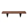 A product image of a shelf mounted on brackets against a white background. Produktbild-Vorschau