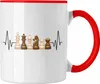 Trendation - Schach Herzschlag Tasse Geschenk für Produktbild-Vorschau 1