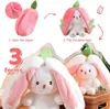 Hase Kuscheltier Plüschtiere Erdbeer Osterhase Plüsch Produktbild-Vorschau 4