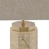 Casa Padrino Luxus Tischleuchte Beige / Antik Messing / Produktbild-Vorschau 4