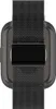 The back of a black smartwatch with a black mesh band. Anteprima dell’immagine prodotto