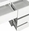 Aga Coiffeuse avec miroir et éclairage Blanc mat Voir les images du produit 5