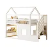 Merax Stapelbed, hoogslaper, 90x200 cm, huisvormig bed met Productafbeelding-voorbeeld 6