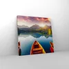 Bild auf Leinwand - Leinwandbild - See Natur - 40x40cm - Produktbild-Vorschau 4