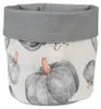 Cesta para pan Clayre & Eef, diámetro 15x16 cm, color gris, Vista previa de la imagen del producto 1