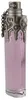 Mugler Womanity Eau de Parfum 80 ml, schlanker rosafarbener Glasflakon mit aufwendigem silbernem Relief und Kettendetail. Produktbild-Vorschau