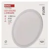 LED přisazené svítidlo FLORI kruhové, bílé, 18W, neutrální bílá Anteprima dell’immagine prodotto