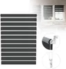 A collage showing a close-up of a roller blind and a scene of a kitchen with roller blinds on the windows. Produktbild-Vorschau
