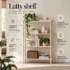 Mica Decorations Latty Regal w kolorze beżowym, wykonane z Podgląd zdjęcia produktu 2