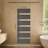 S'AFIELINA 1599x600mm designerski grzejnik łazienkowy Podgląd zdjęcia produktu 2