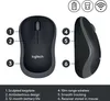 Mysz optyczna Logitech M185 bezprzewodowa ciemnoszara Podgląd zdjęcia produktu 15