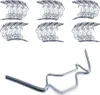 A collection of greenhouse clips and one individual clip shown in detail on a white background. Produktbild-Vorschau