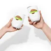 Mr. & Mrs. Panda Thermo Becher Avocado Yoga - Weiß - Produktbild-Vorschau 3