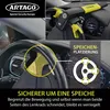 Artago Alarm Carlock Blocco volante per auto giallo giallo Anteprima dell’immagine prodotto 3