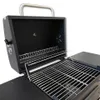 Trolley Holzkohlegrill mit Doppel-Seitenablagen, Grill Produktbild-Vorschau 2