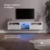Blumfeldt TV Board Blanc, Meuble de salon pour TV, Meuble Voir les images du produit 2