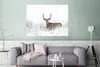 MuchoWow® Poster Hirsche - Winter - Schnee - Tiere - Produktbild-Vorschau 5