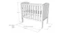 Beistellbett, Babybett  Compact 100x50cm weiß Produktbild-Vorschau 6