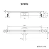 SONNI Bodenablauf 60 cm flache Duschrinne, Duschablaufrinne Produktbild-Vorschau 16