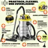 MONZANA® Nass Trockensauger 30L 2200W + Steckdose Produktbild-Vorschau 3