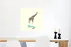 MuchoWow® Poster Giraffe - Muster - Skateboard - Rosa - Produktbild-Vorschau 5