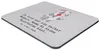 Mr. & Mrs. Panda Mousepad Reporterin Herz - Grau Pastell - Produktbild-Vorschau 3