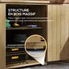 Outsunny Armoire de rangement en bois pour le jardin, Voir les images du produit 7