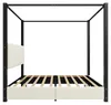 Cama tapizada de 180x200 cm con estructura tipo dosel, Vista previa de la imagen del producto 14