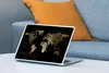 MuchoWow® Laptop Aufkleber Sticker Cover Weltkarte - Gold - Produktbild-Vorschau 4
