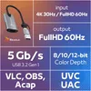 REAGLE Videoaufnahmekarte HDMI zu USB-A/C 3.2 Adapter 4K Produktbild-Vorschau 2