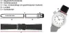 Soft-Kalb Uhrenarmband Leder schwarz, Stegbreite:14mm Produktbild-Vorschau 3
