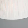 Paralume plissettato bianco, rotondo, smussato, 25 x 15 x Anteprima dell’immagine prodotto 3