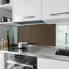 Küchenrückwand Spritzschutz Glas mit Motiv Dunkelbrauner Produktbild-Vorschau 2