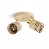 LUXOLAR - LED Deckenleuchte 2-flammig Creme/Gold E27 60W - Produktbild-Vorschau 1