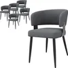 Flieks lot de 6 chaises de salle à manger, chaise de salle Voir les images du produit 5