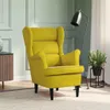 vidaXL Křeslo Mustard Yellow Velvet Náhled obrázku produktu 2