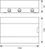 Verdeel- en beveiligingskast SRn-12/B, 12 modules, type Productafbeelding-voorbeeld 6