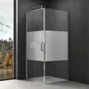 doporro Cabine de Douche en Angle Montage Réversible Voir les images du produit 1