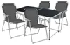 ensemble de meubles de camping 5 pièces Black Alu Voir les images du produit 1