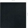vidaXL Doccia a pioggia in acciaio inox 50x50 cm quadrato Anteprima dell’immagine prodotto 7