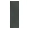 A dark gray yoga mat is shown from a top-down perspective against a white background. Produktbild-Vorschau