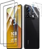 A product image showing screen protectors and camera lens protectors for a Xiaomi Redmi Note 13 5G phone. The phone is shown from the front and back, with the protectors laid out next to it. Produktbild-Vorschau
