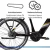 Zündapp X850 Trekking E Bike nero Anteprima dell’immagine prodotto 7