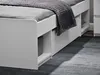 Łóżko pojedyncze 90x195 cm ARLEN - białe Podgląd zdjęcia produktu 5