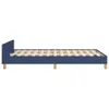 Bettgestell ohne Matratze Blau 120x190 cm Stoff Produktbild-Vorschau 5