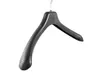 A black plastic hanger against a white background. Produktbild-Vorschau