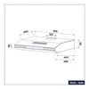 Cappa sottopensile A+ 330 m³/h, 60 cm Cappa aspirante da Anteprima dell’immagine prodotto 10