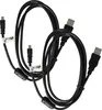 vhbw 2x USB-Kabel kompatibel mit Panasonic Lumix DMC-FS33, Produktbild-Vorschau 1