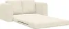 vidaXL Schlafsofa Creme 148 x 71 x 83 cm Samt Produktbild-Vorschau 4