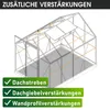 BRAST Gewächshaus Aluminium mit Fundament | 250x190x195cm | Produktbild-Vorschau 10